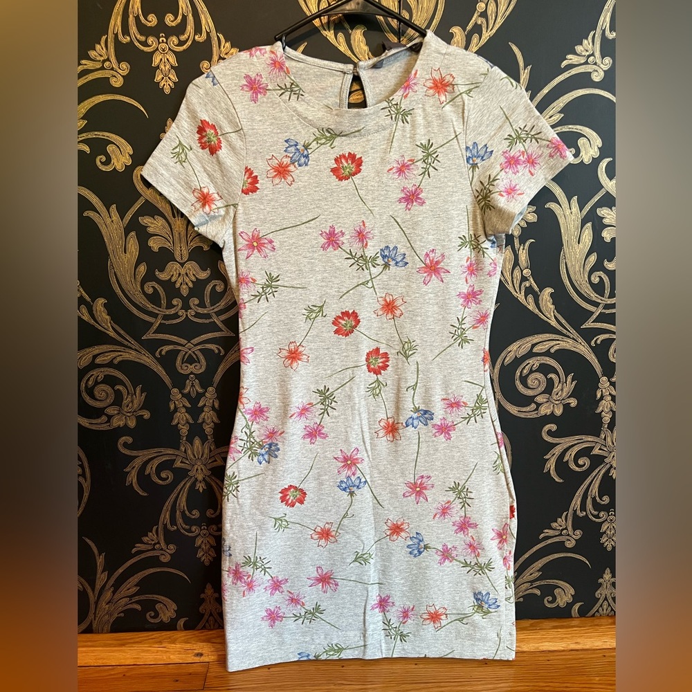 French Connection stretchy short sleeve t shirt dress